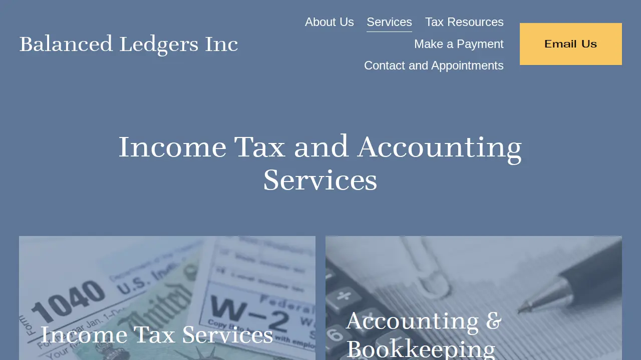 Balanced Ledgers page
