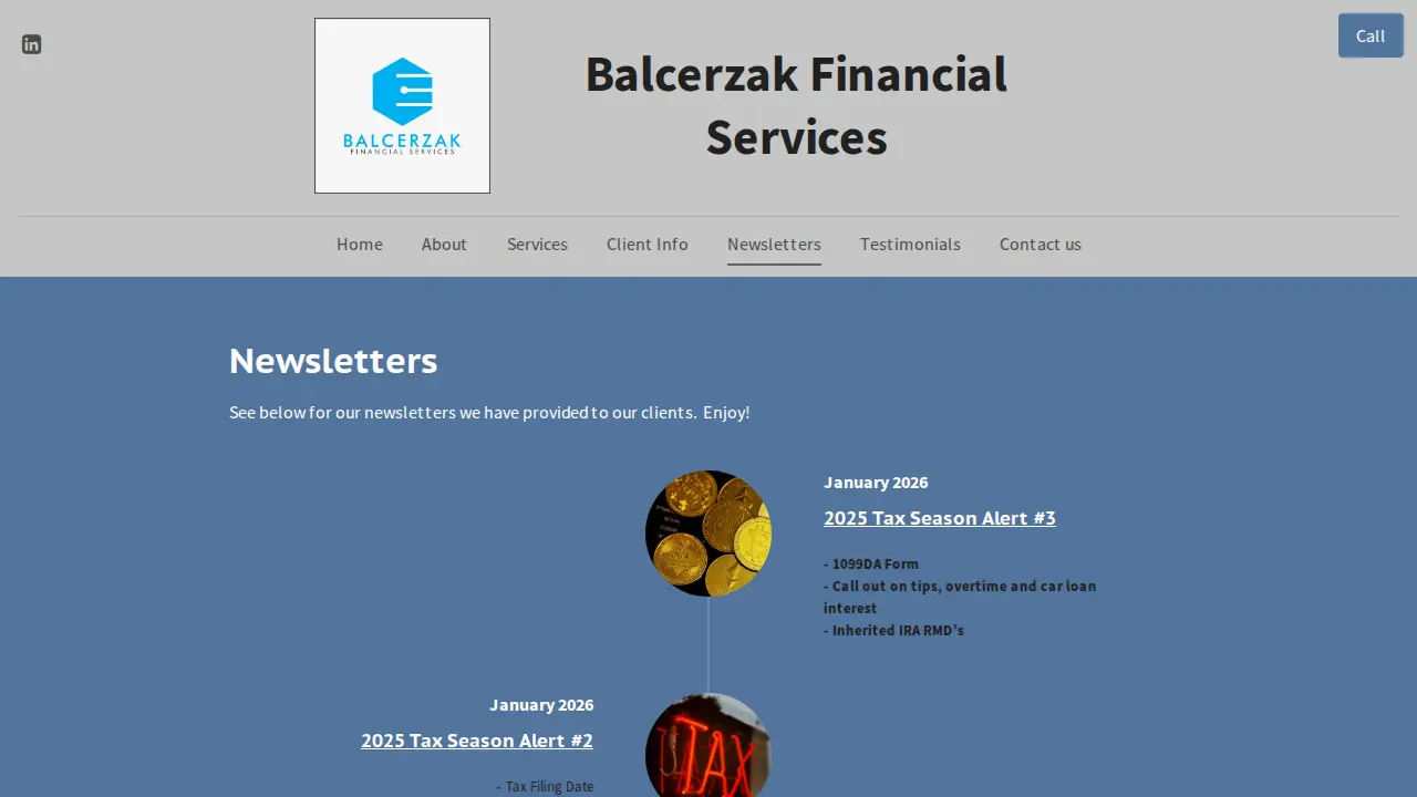 Balcerzak Financial Services, LLC page