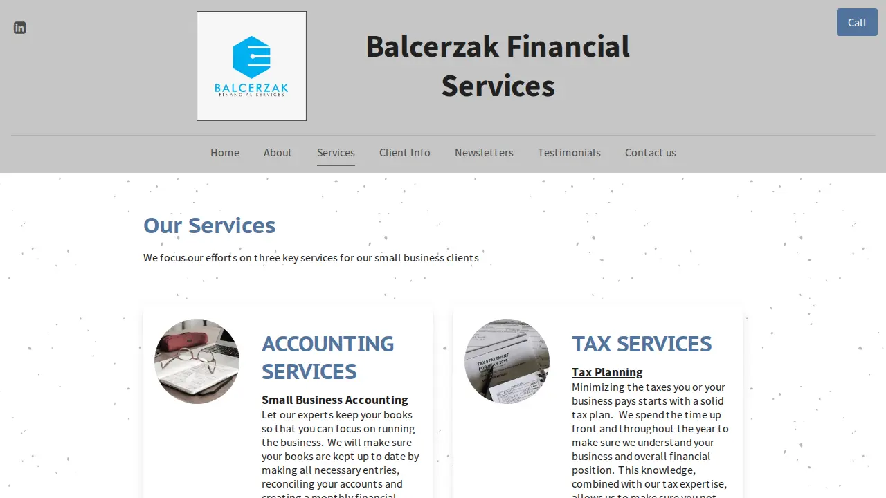 Balcerzak Financial Services, LLC page
