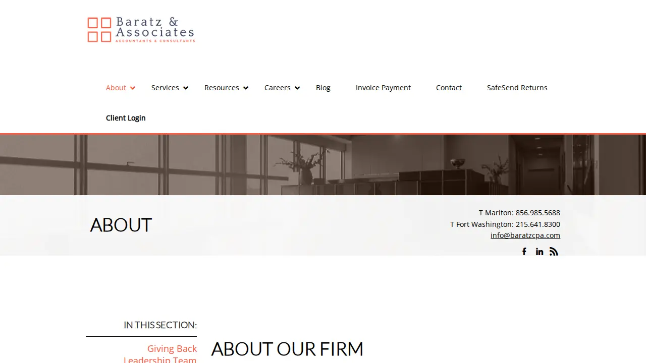 Baratz & Associates, P.A. Fort Washington page