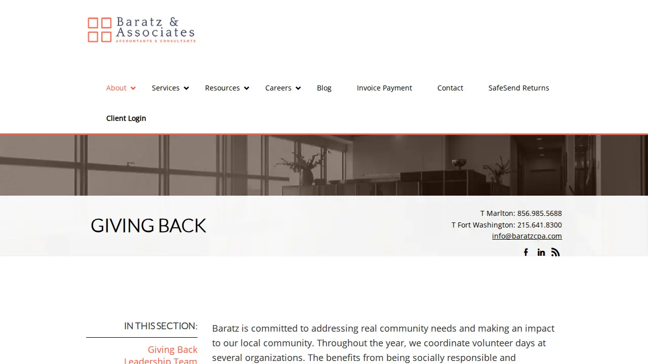 Baratz & Associates, P.A. Fort Washington page