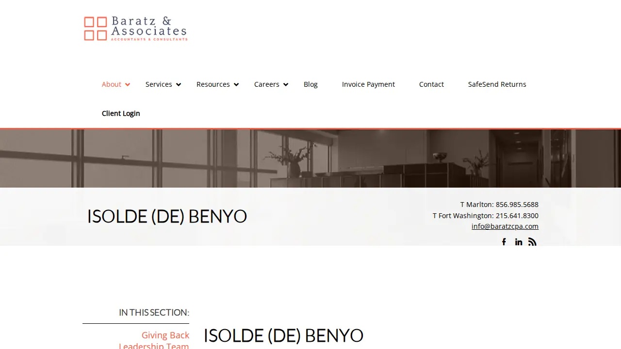 Baratz & Associates, P.A. Fort Washington page
