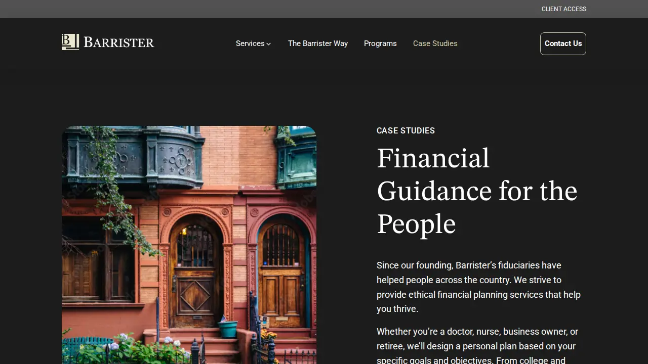 Barrister page