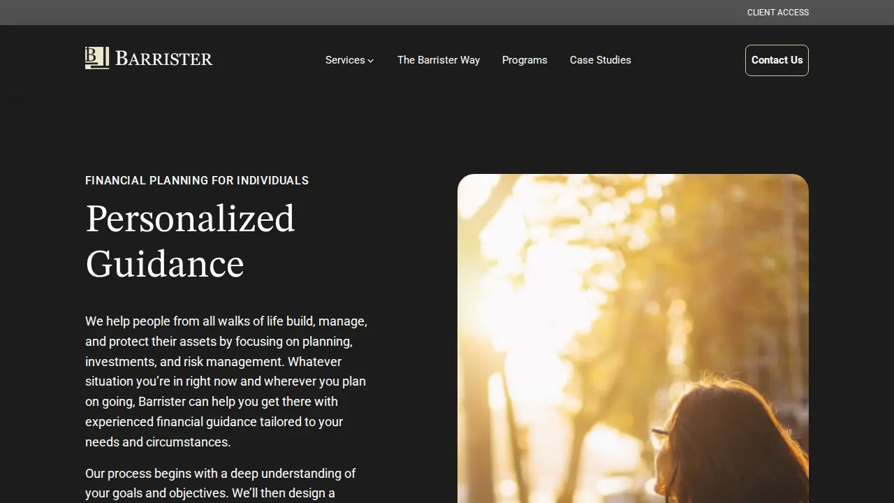 Barrister page
