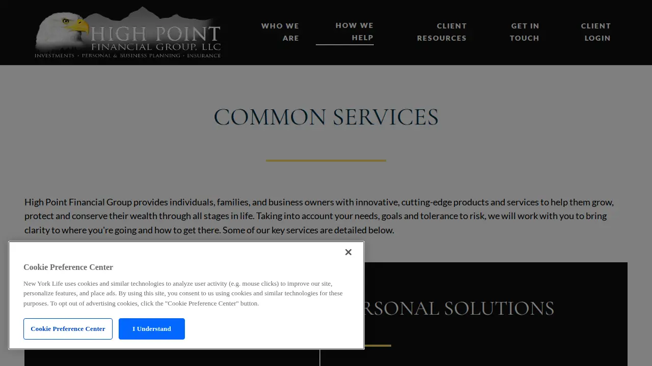 Barry Eastman, Financial Advisor - High Point Financial Group, LLC page