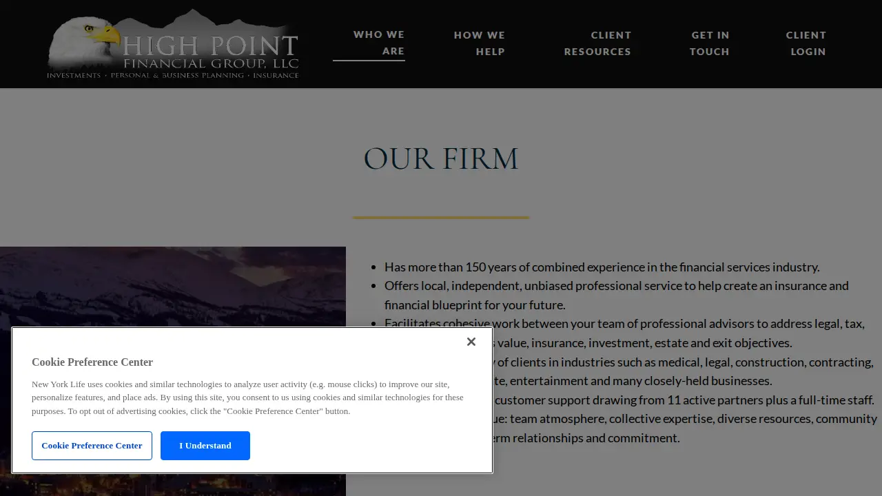 Barry Eastman, Financial Advisor - High Point Financial Group, LLC page