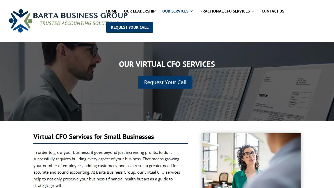 Barta Business Group page