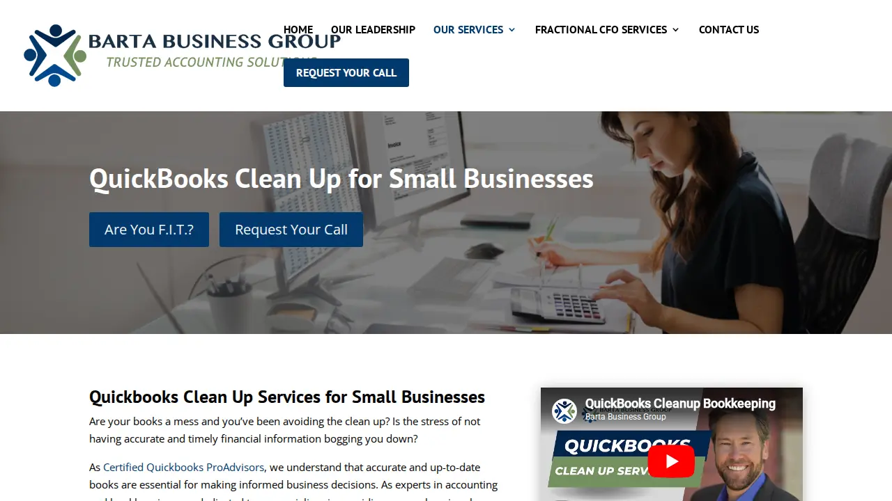 Barta Business Group page