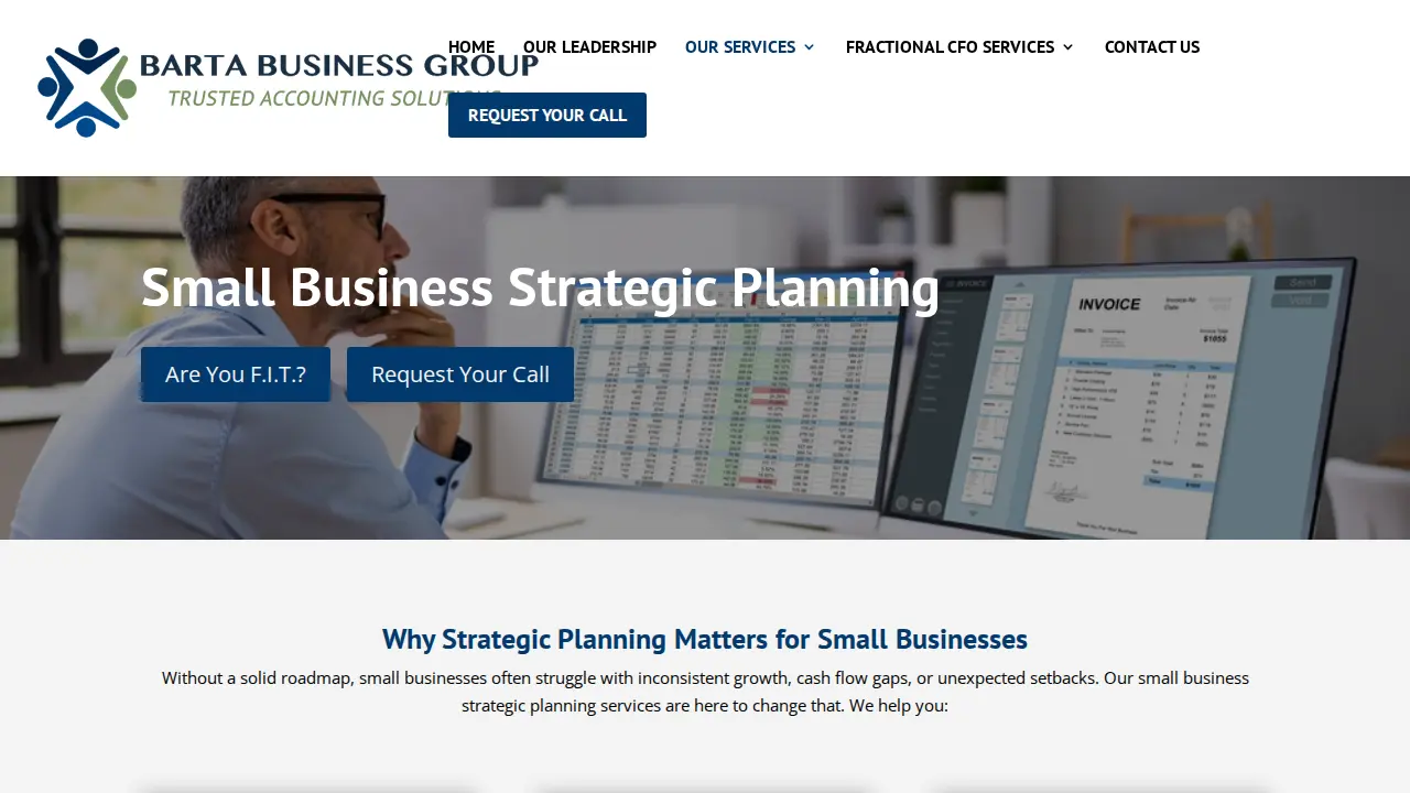 Barta Business Group page