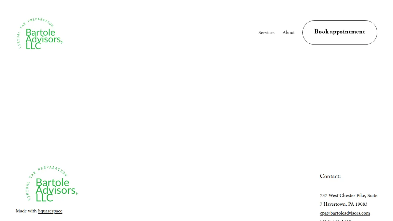 Bartole Advisors page