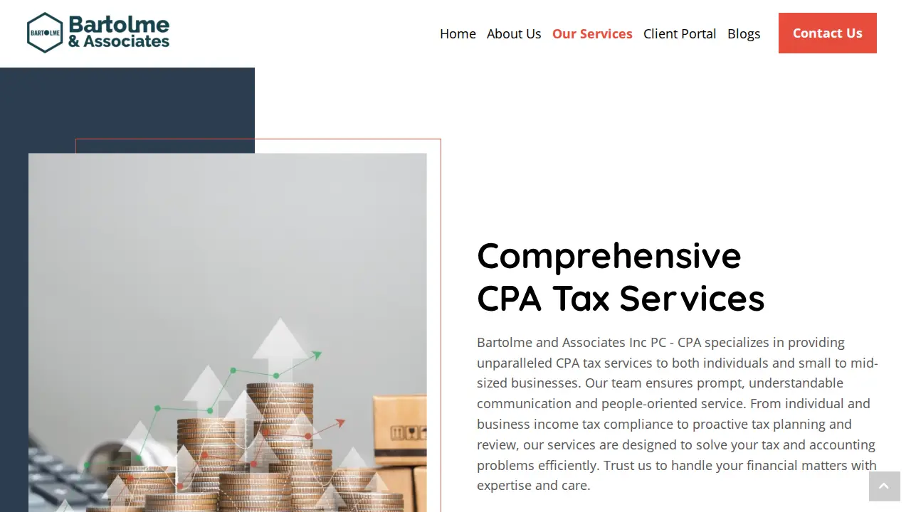 Bartolme and Associates, PC CPA,s page