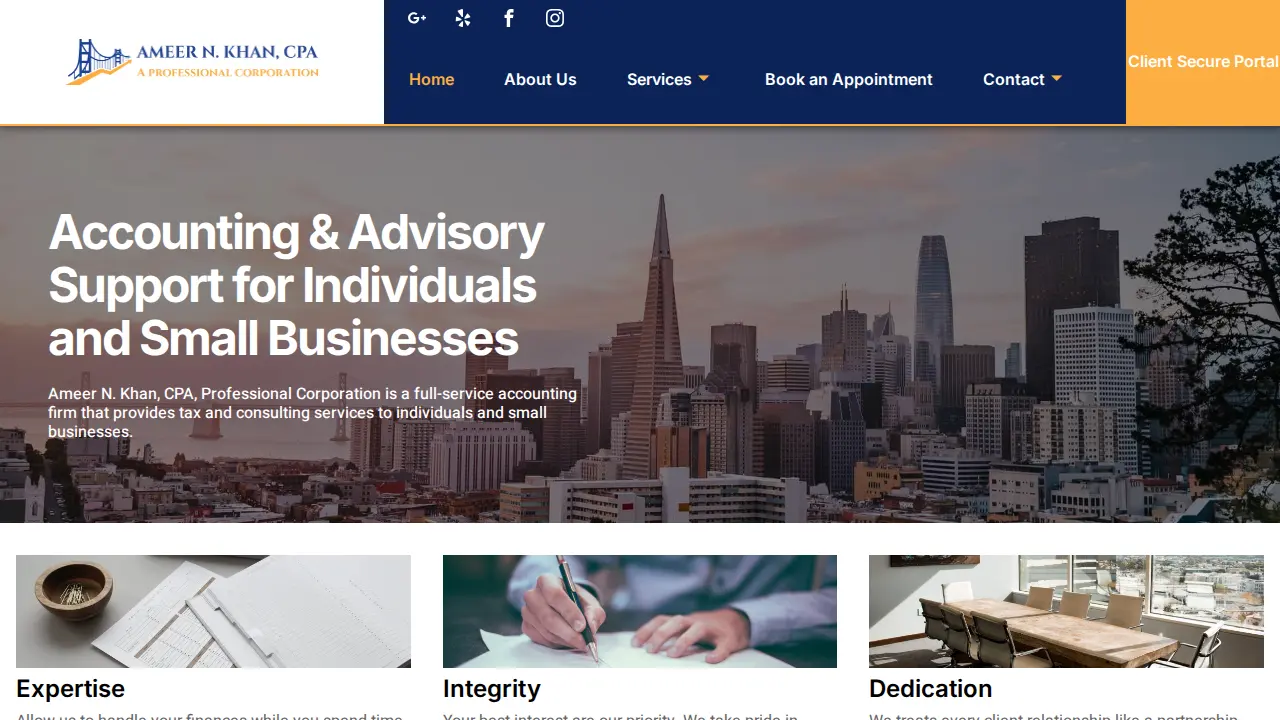 Ameer N. Khan, CPA, A Professional Corporation