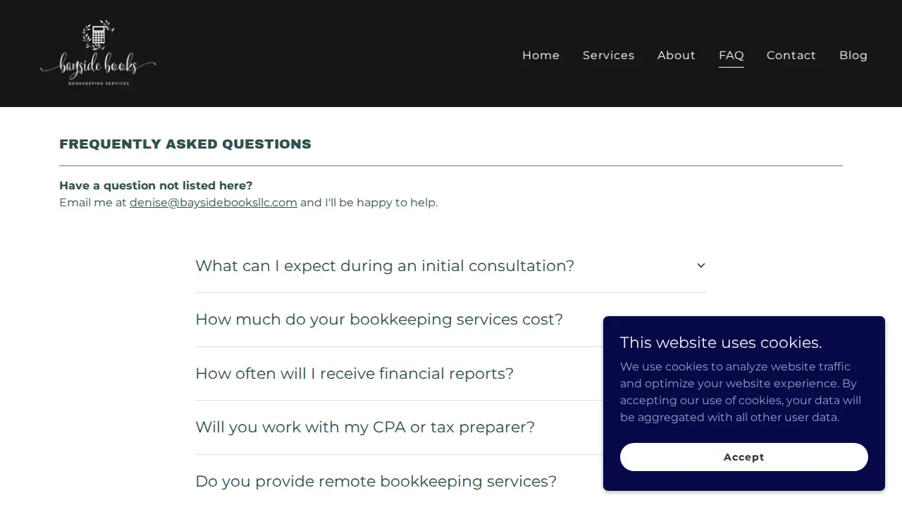 Bayside Books, LLC page