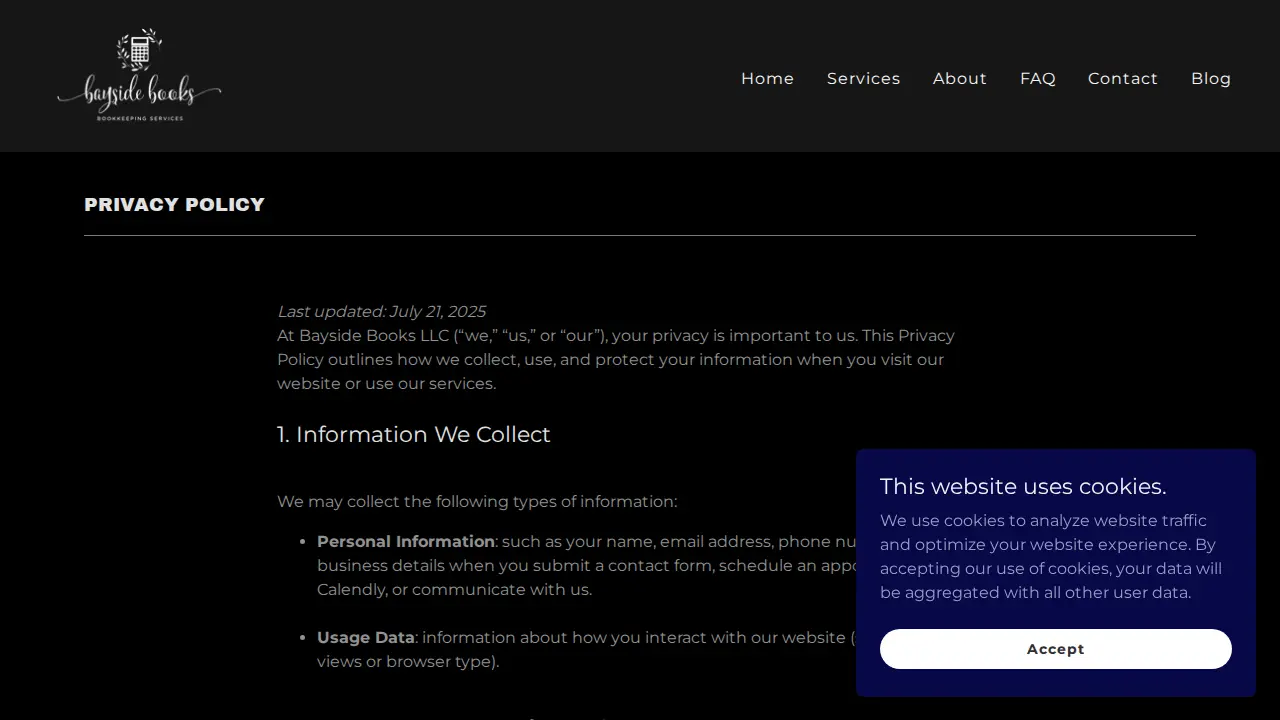 Bayside Books, LLC page