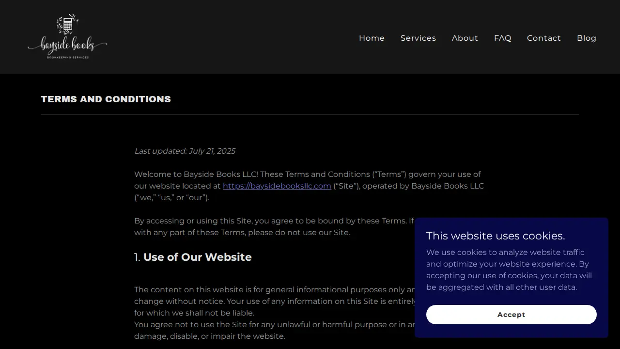 Bayside Books, LLC page