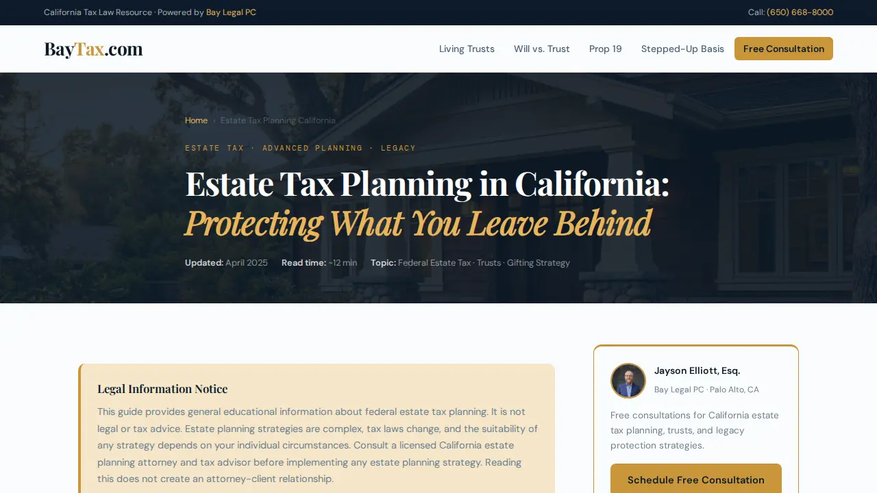 Bay Tax page