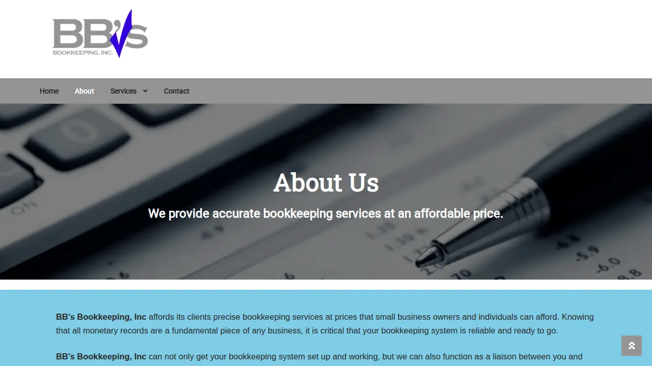 BB's Bookkeeping page
