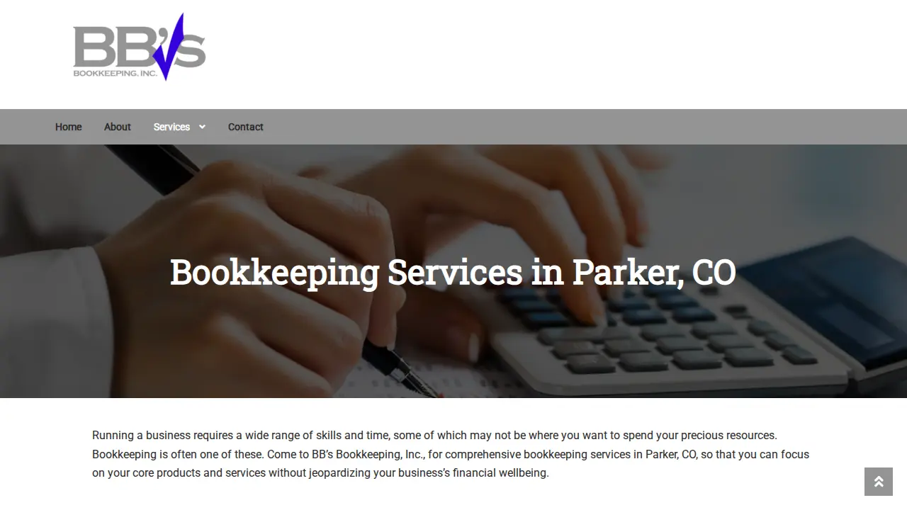 BB's Bookkeeping page
