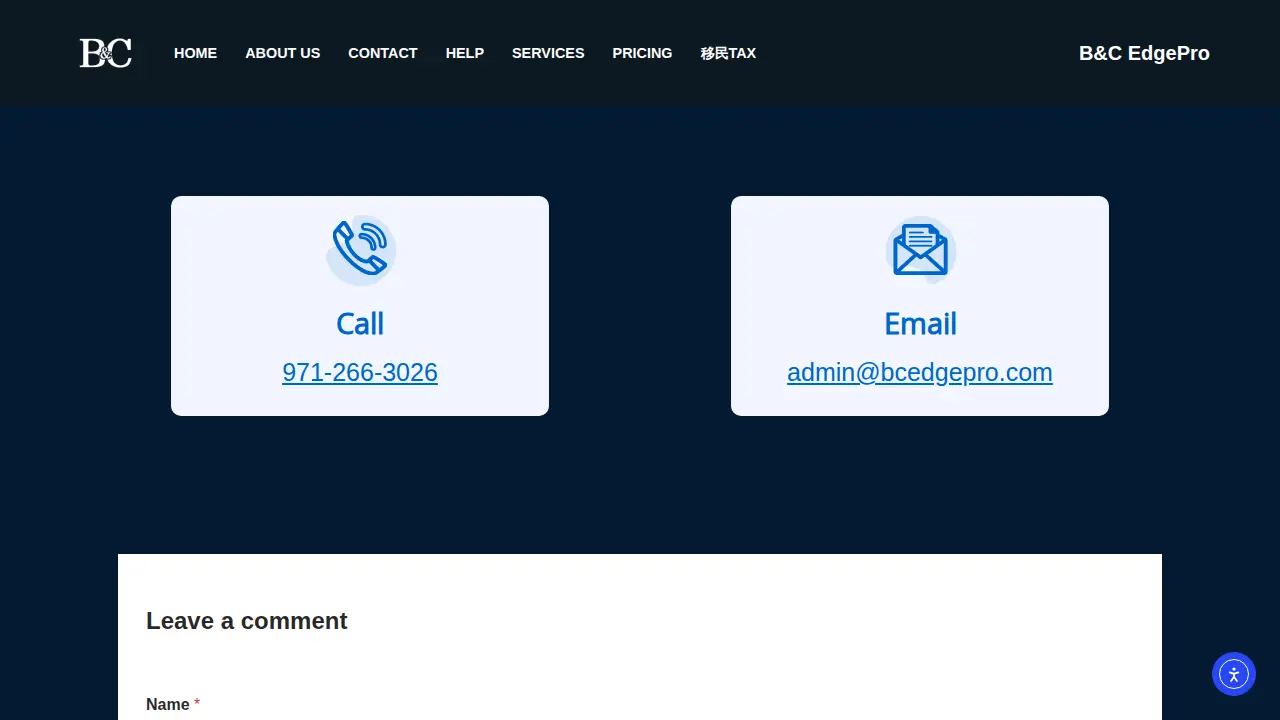 B&C Edgepro page