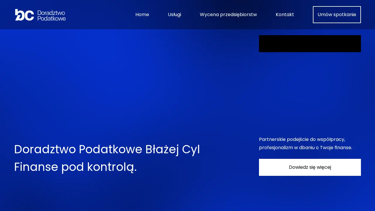 BC Doradztwo Podatkowe Błażej Cyl - Doradca Podatkowy Łódź website