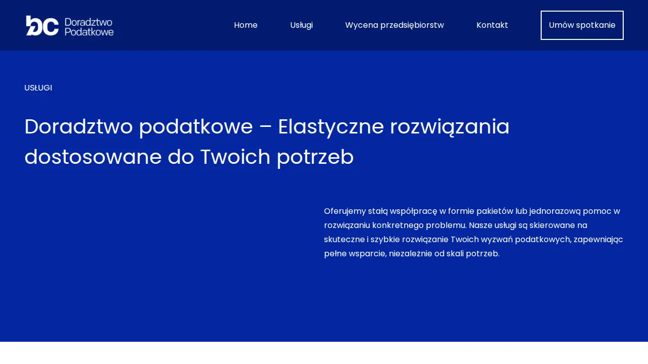 BC Doradztwo Podatkowe Błażej Cyl - Doradca Podatkowy Łódź page