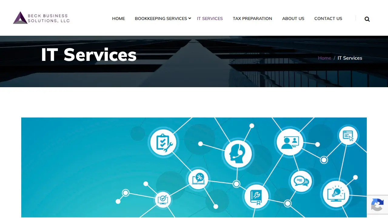 Beck Business Solutions page