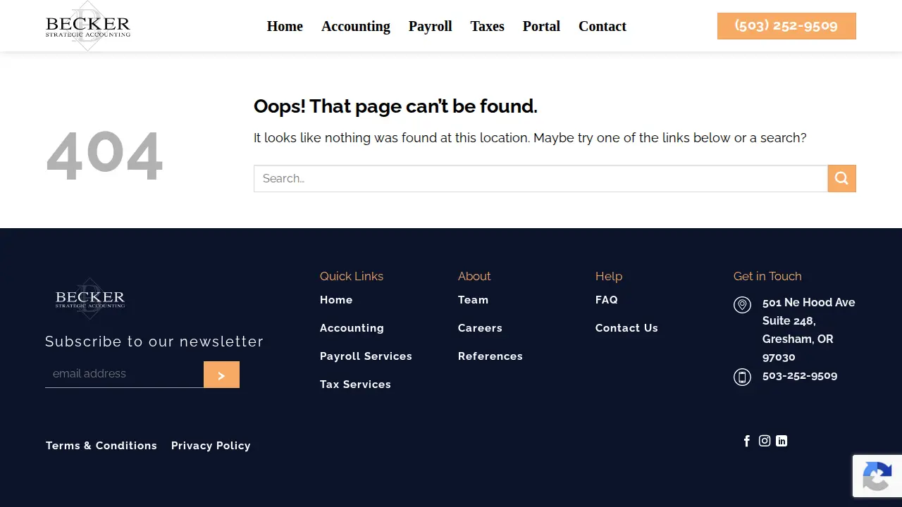 Becker Strategic Accounting page