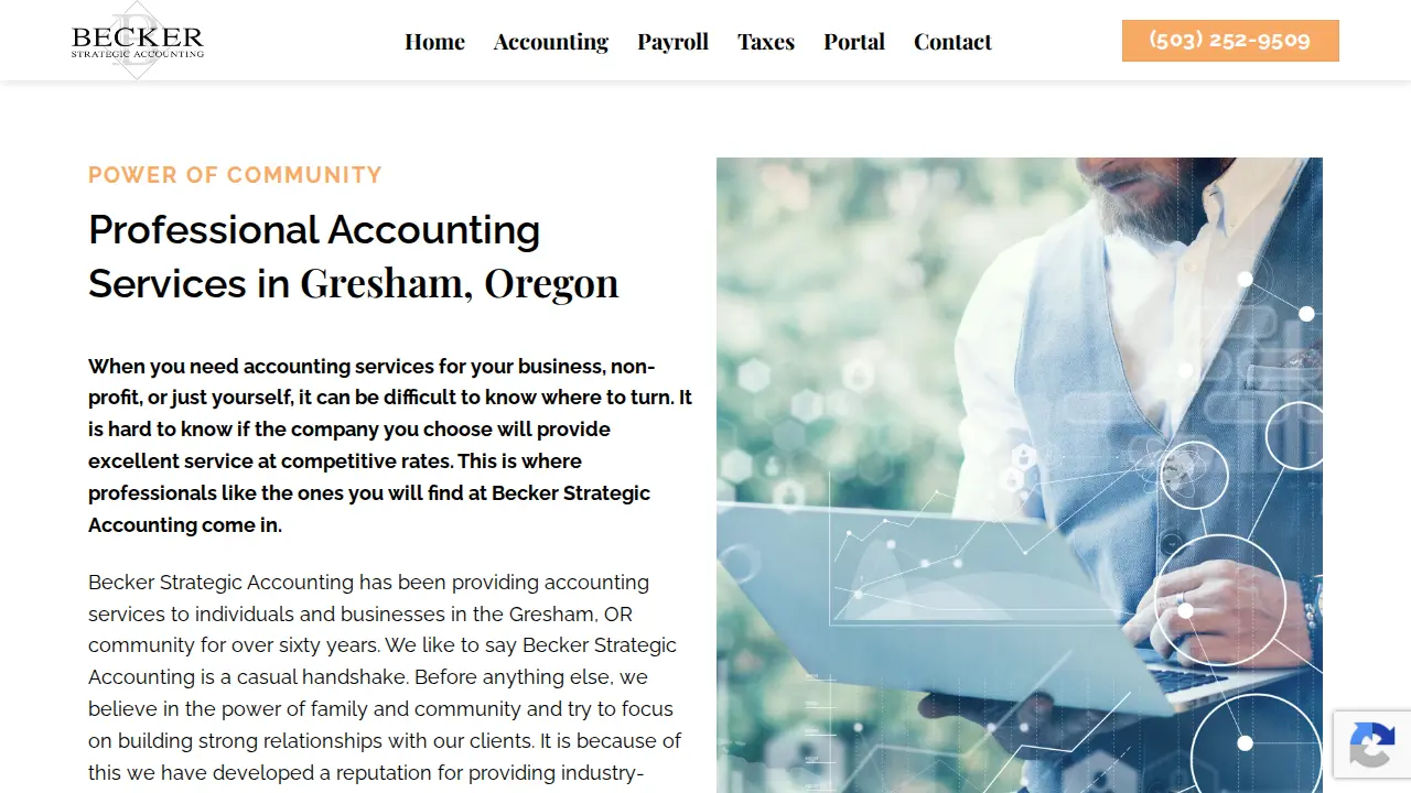 Becker Strategic Accounting page