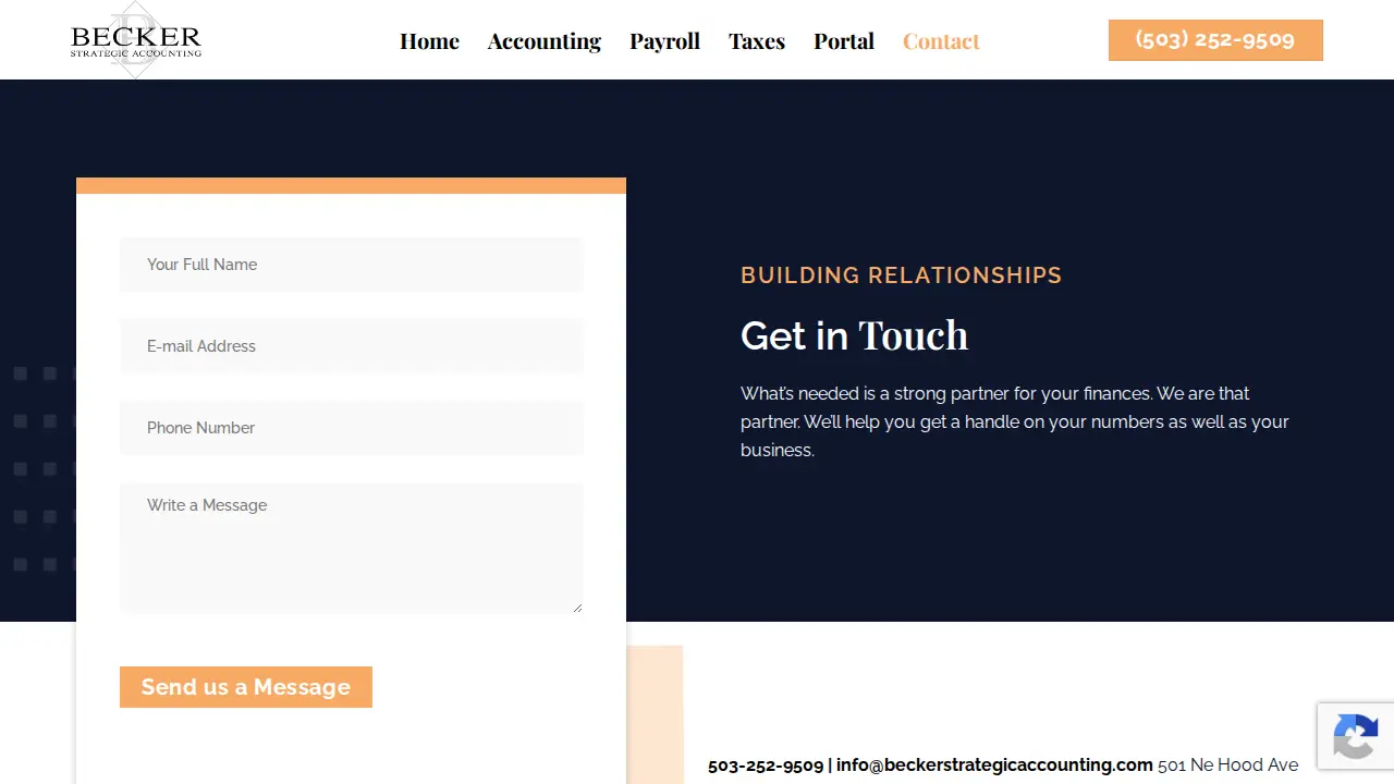 Becker Strategic Accounting page