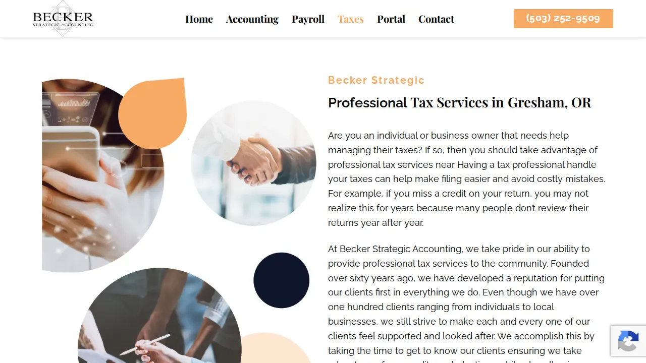 Becker Strategic Accounting page