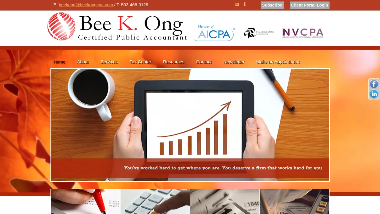 Bee K. Ong CPA LLC page