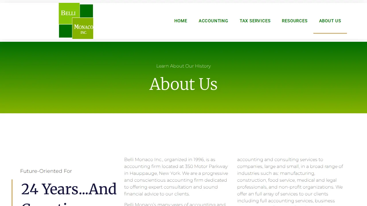 Belli Monaco Inc page