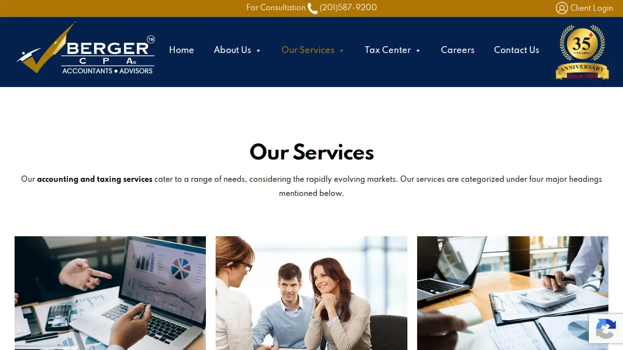BergerCPAFirst - CPA Firm Long Island page