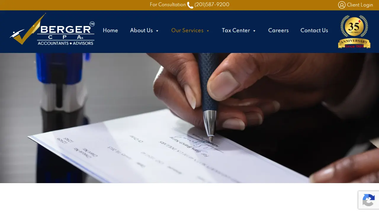 BergerCPAFirst - CPA Firm Long Island page