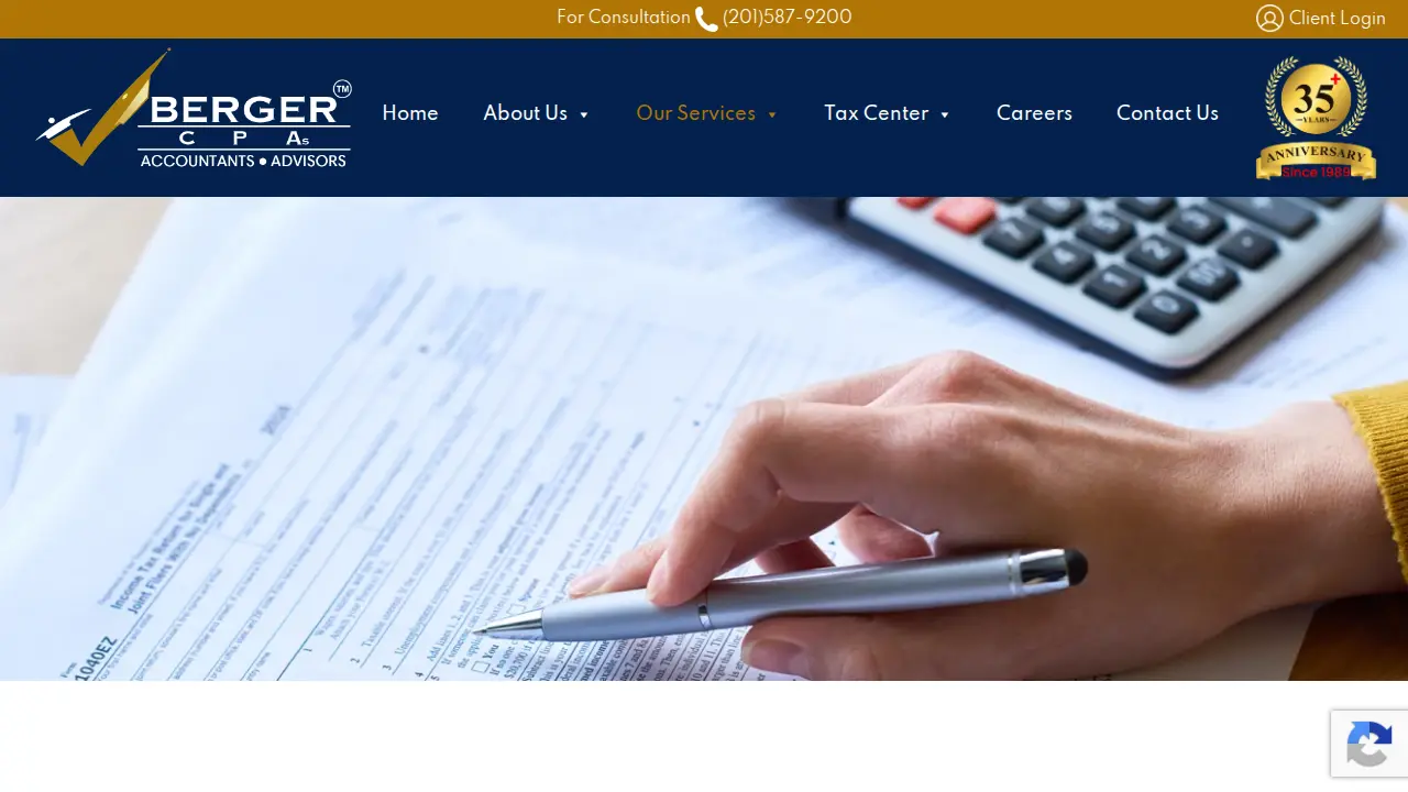 BergerCPAFirst - CPA Firm Long Island page