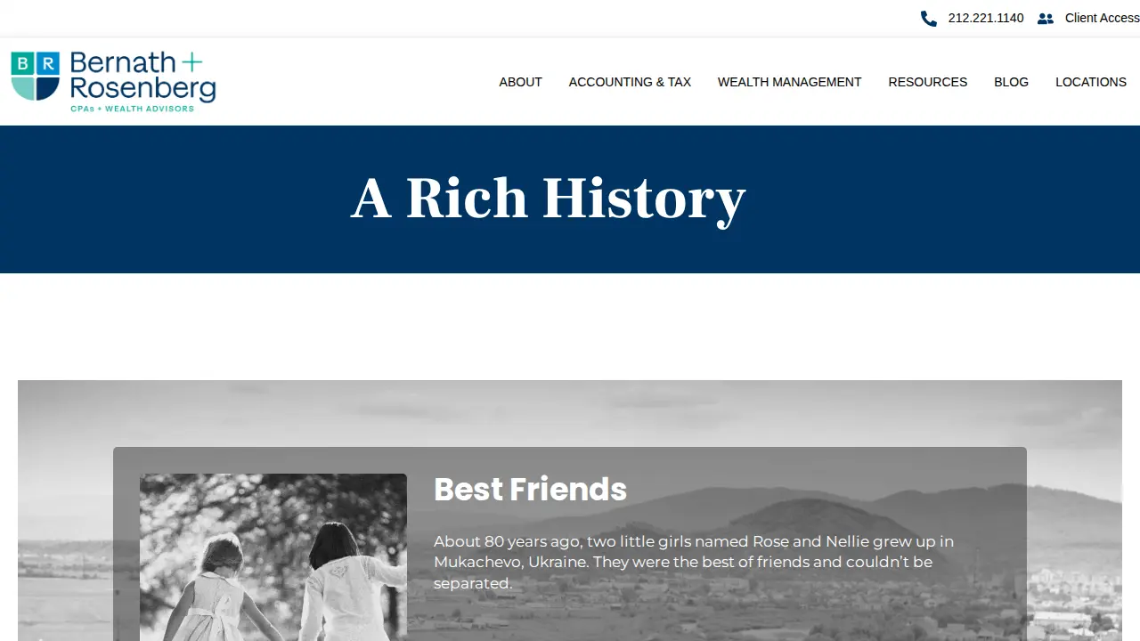 Bernath & Rosenberg, P.C. page