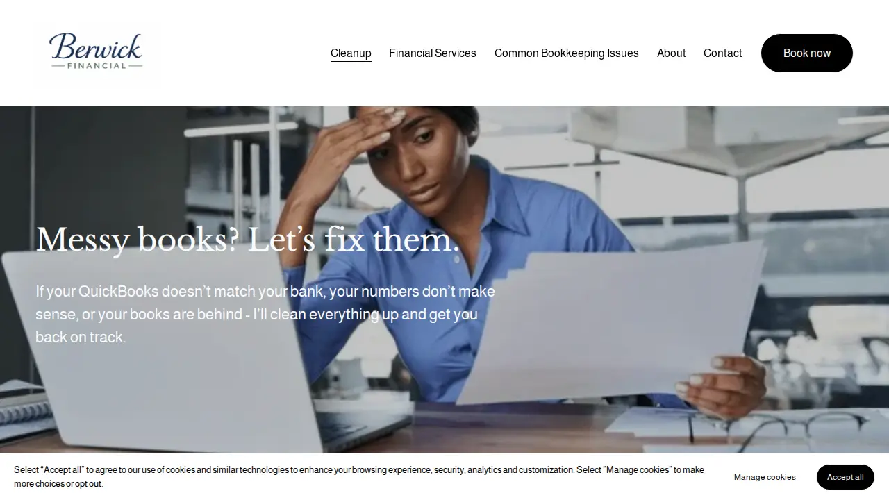 SBR Bookkeeping & Advisory page