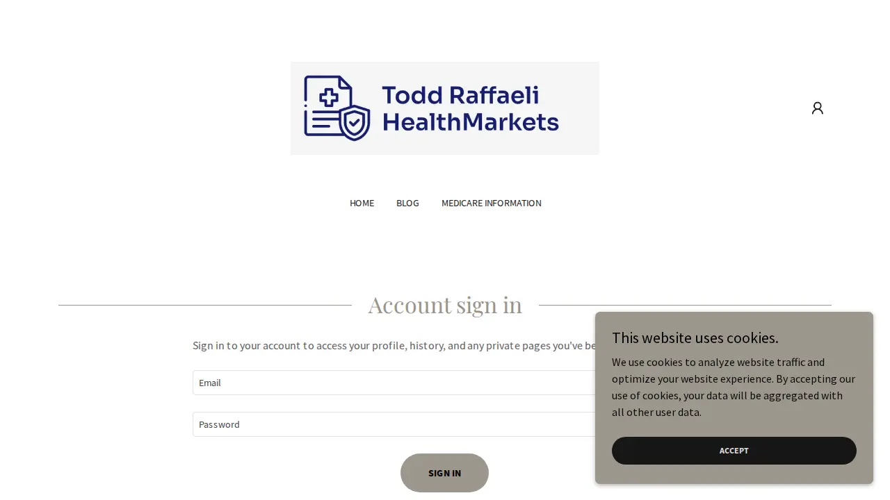 Todd Raffaeli HealthMarkets page