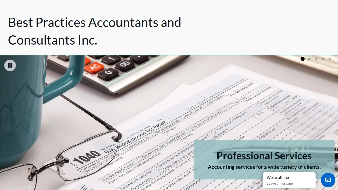 Best Practices Accountants and Consultants Inc. page
