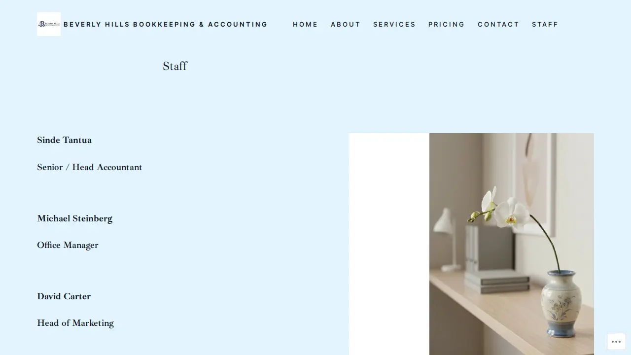 Beverly Hills Bookkeeping & Accounting page