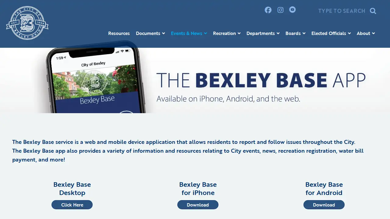 Bexley Auditor page