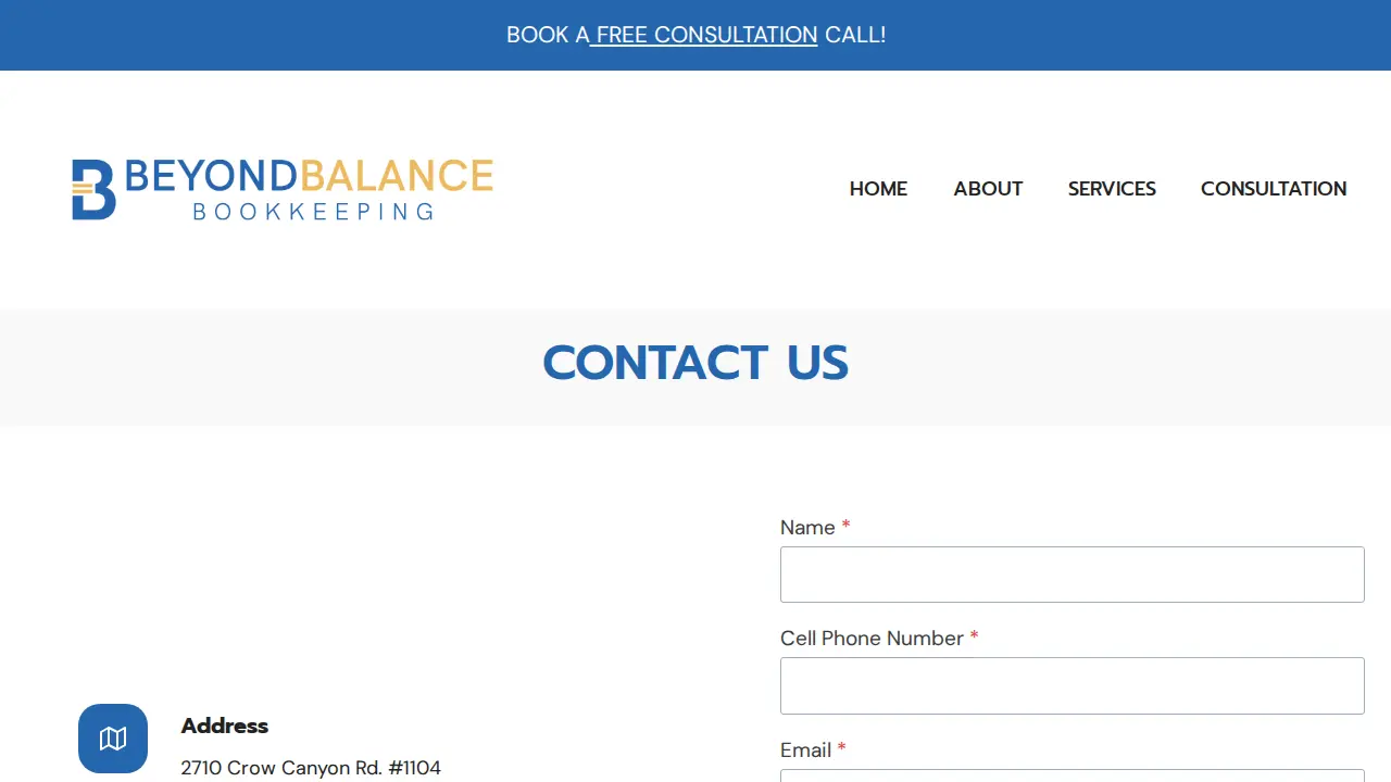 Beyond Balance Bookkeeping page