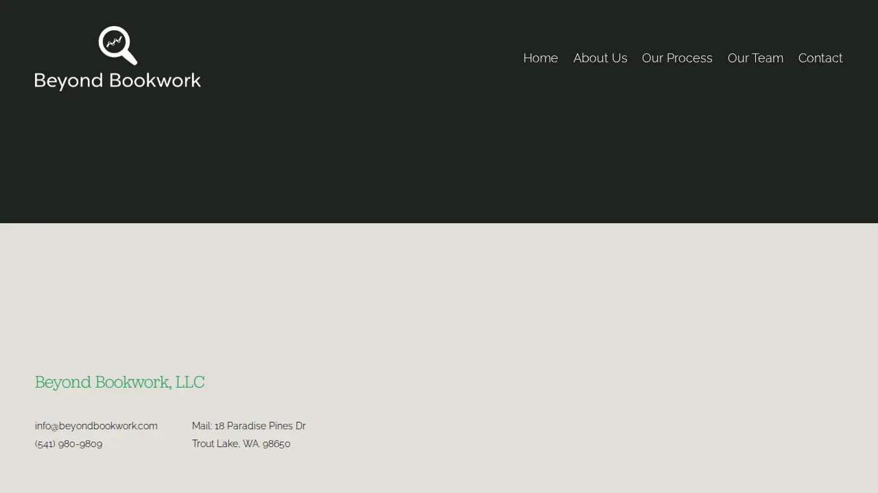 Beyond Bookwork page