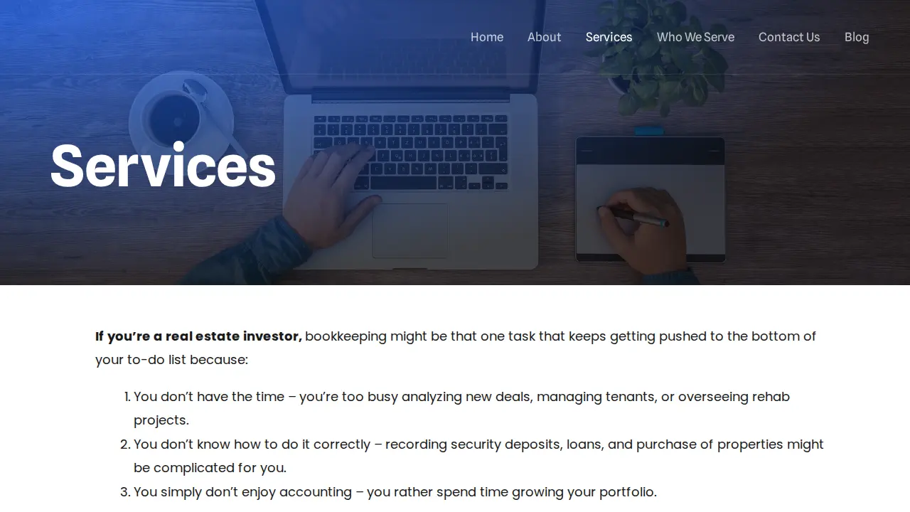 BoostForward Bookkeeping page