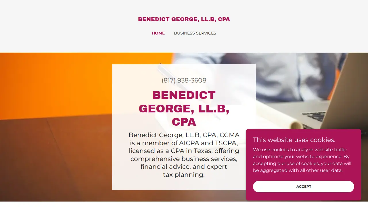 Benedict George LLB, CPA ,CGMA