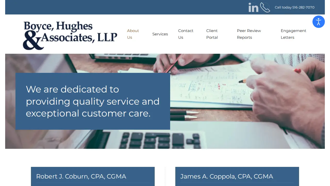 Boyce, Hughes & Associates, LLP page