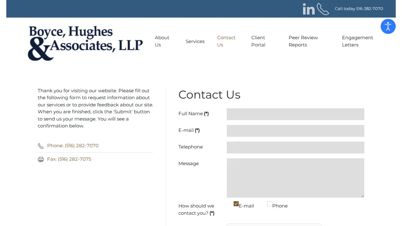 Boyce, Hughes & Associates, LLP page