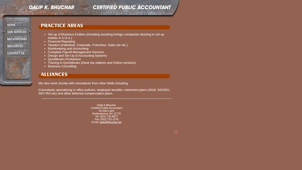 Dalip K Bhuchar CPA page