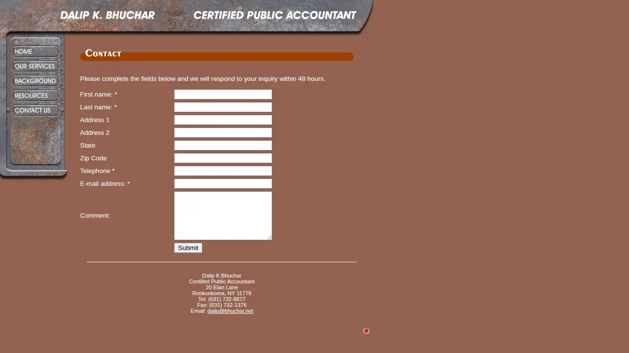 Dalip K Bhuchar CPA page