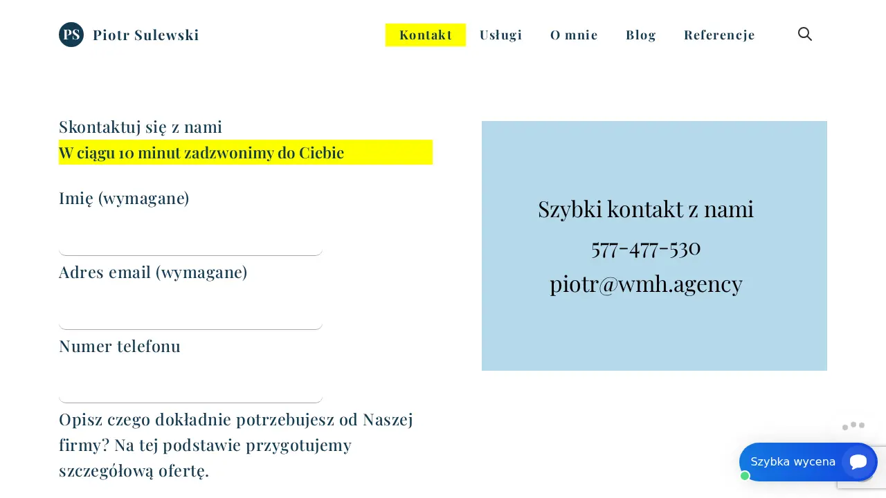 Biegły sądowy wycena firm -Piotr Sulewski website